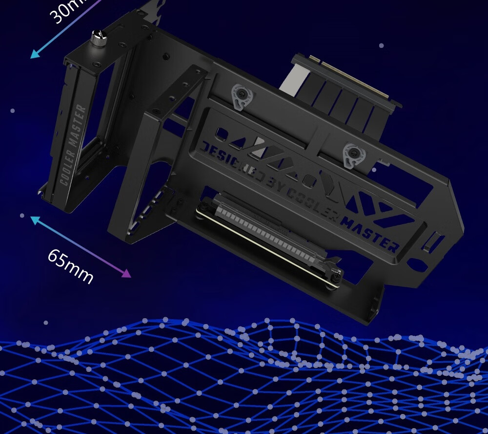 CoolerMaster Graphics Card Bracket V3 Kit (Compatible with All MATX And ATX Cases / Modular Design / PCI-E 4.0 Adapter Cable) 11