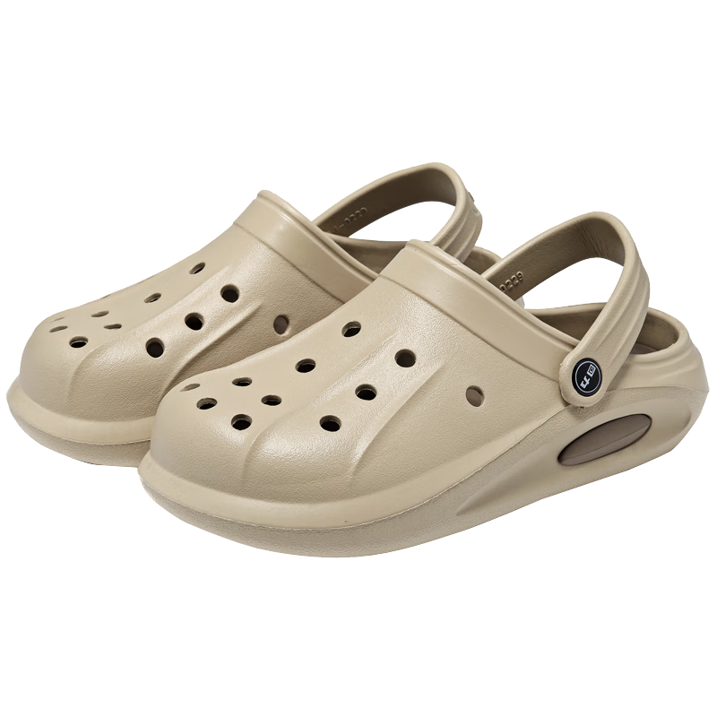 Warrior Outdoor Men's Breathable Non-Slip Beach Shower Sandals Trendy Slippers HL02291 Khaki Size 44