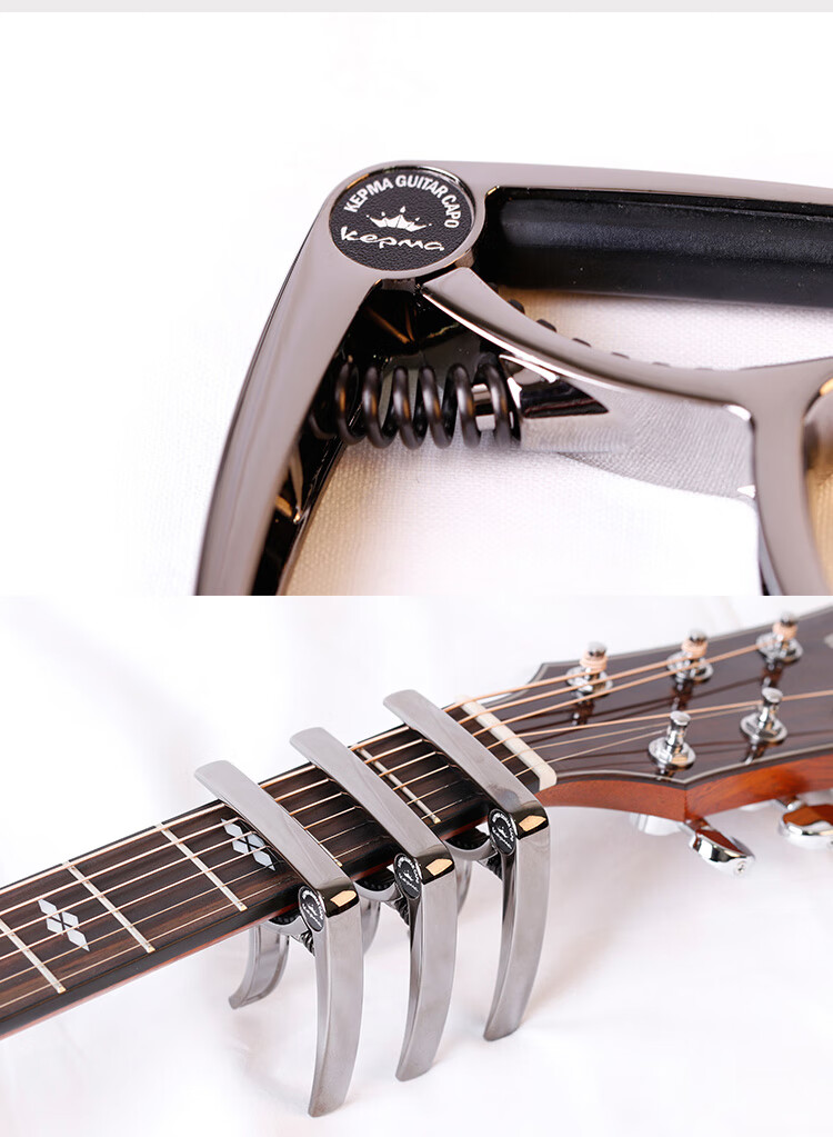 KEPMA KEPMA K6 Camaca Mianqie Guitar Tuner Clip, All-Metal Tuning Clip, Universal Clip 5