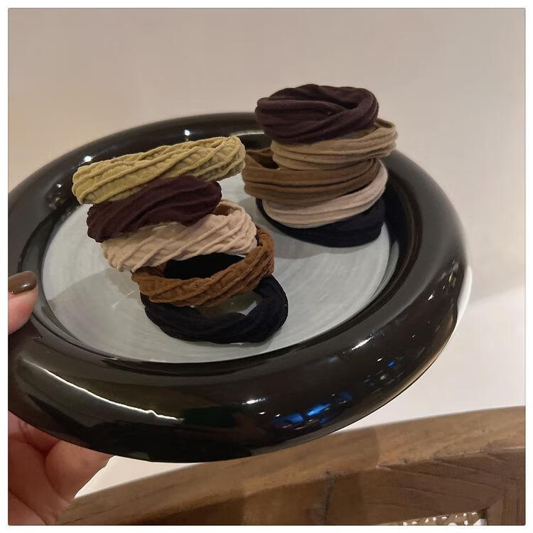 Xiangwan Hair Ties, Elastic Bands for Ponytails, Hair Bands for Women, High Elasticity Hair Ties, Headbands, High-Quality Hair Accessories, Mid-Autumn Festival Gift 5