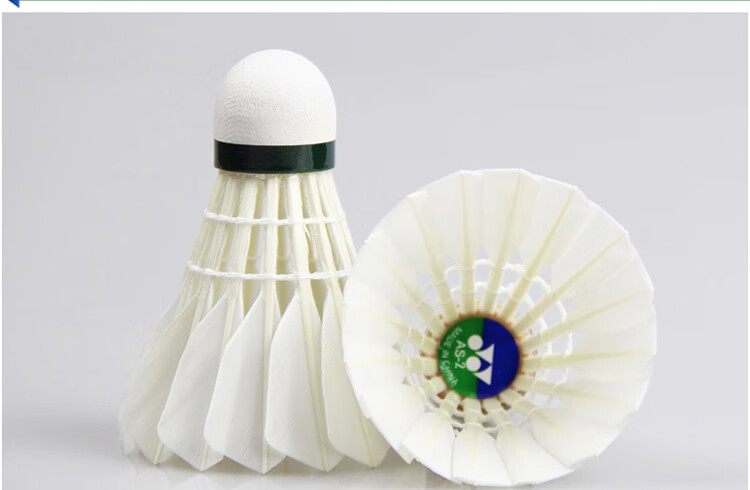 YONEX Badminton AS02 Durable Stable YY Special Duck Feather Training And Competition Shuttlecocks, 1 Tube of 12 Pieces 7