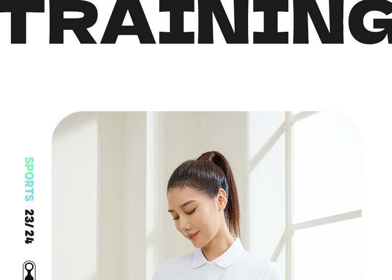 361° Women's Short-Sleeve T-Shirt, Summer New Style Quick-Dry Polo Shirt, Sports Running Loose Top, 662624112H-2 82