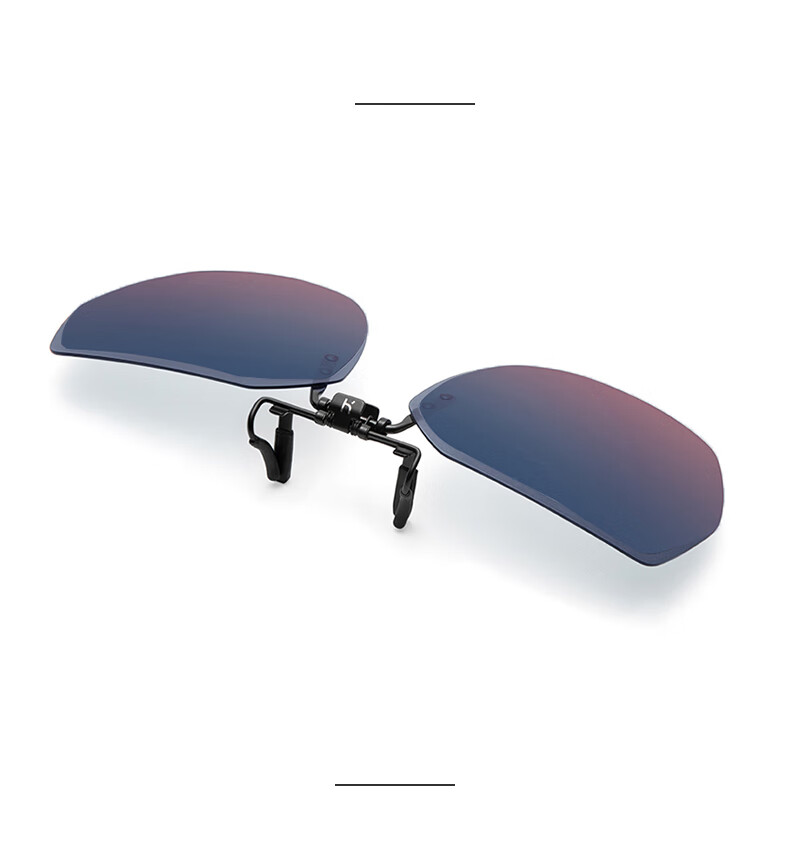 HELEN KELLER Sunglasses Clip, Geometric Large Frame Glasses Clip, Driving-Specific Myopia Sunglasses Clip HP823C5 22