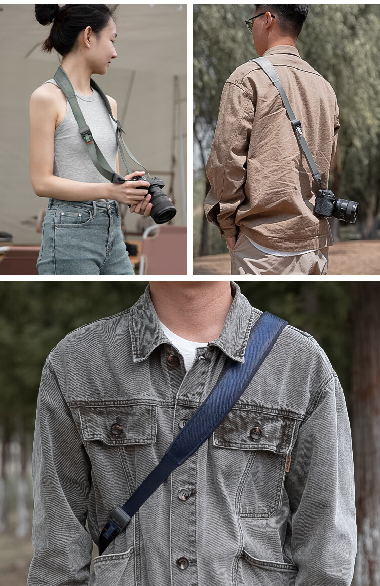 PGYTECH Camera Strap, Quick Release Buckle, Dandelion Camera Shoulder Strap, Suitable for Sony, Canon, Fuji, Nikon Camera Accessories (Rock Gray) 10