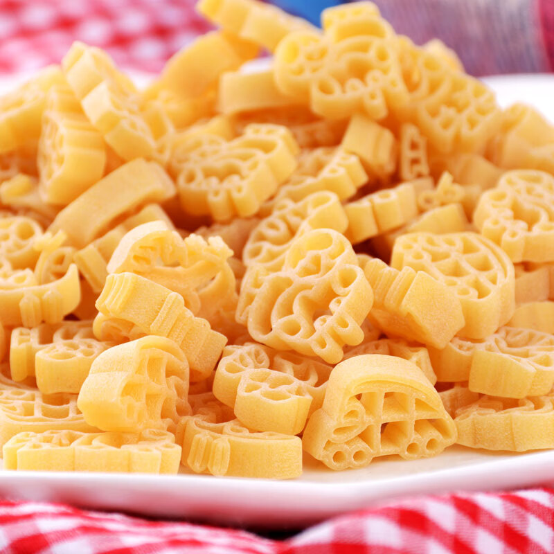 麦丽莎希腊进口粉红小猪儿童意大利面 500g 卡通趣味低脂高蛋白儿童意面