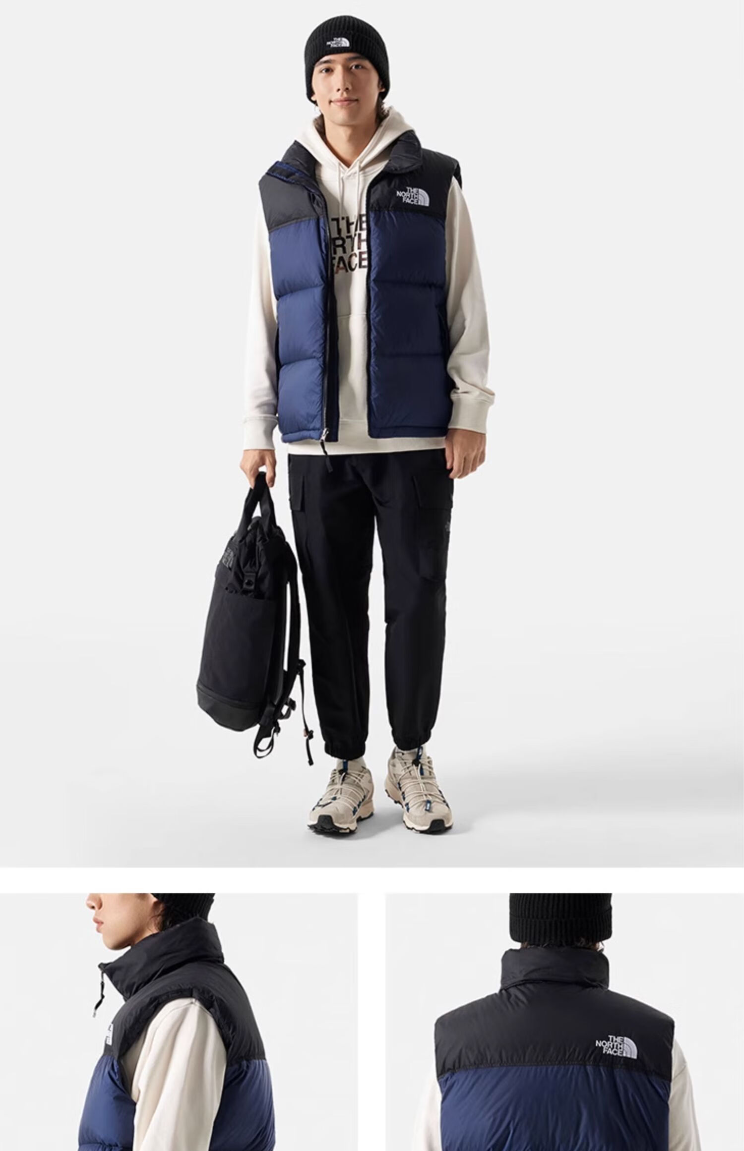 The North Face 1996 Nuptse Down Vest Classic ICON Down Jacket 3JQQ I0J / Khaki XL 7