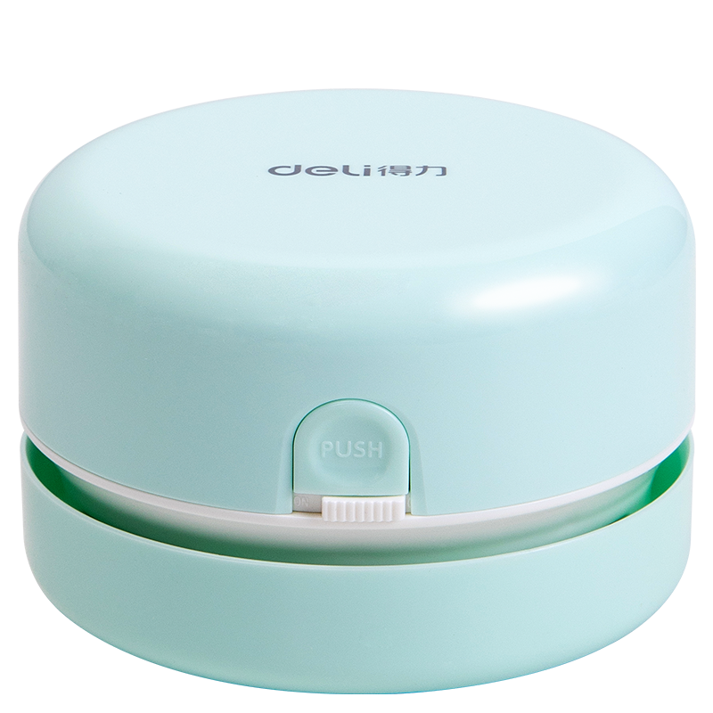 Deli [Children's Day Gift] Powerful Suction Desktop Vacuum Cleaner, Mini Keyboard Dust Removal And Cleaning, Eraser Debris Cleaner, Student Supplies, Office Supplies, Light Green 18880