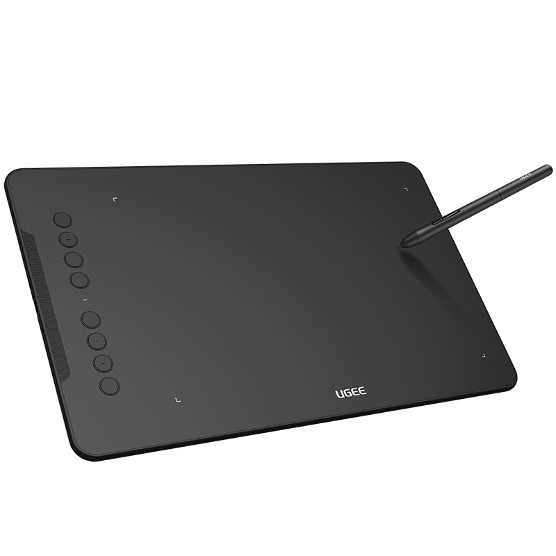 UGEE Digital Drawing Tablet, Handwriting Pad, Drawing Board, Writing Tablet, Computer Writing Pad, Online Class Writing Pad, Drawing Board, Electronic Drawing Tablet EX08 Deluxe Package