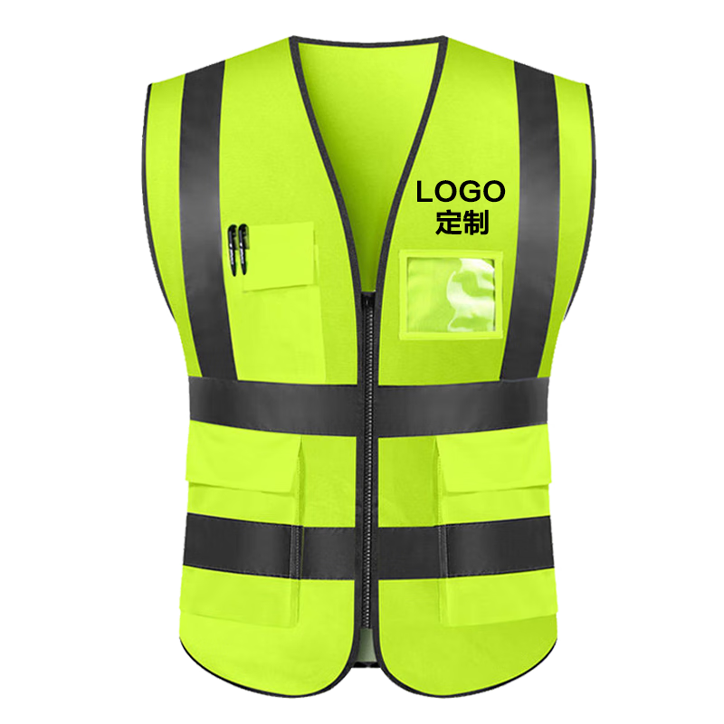 CT Reflective Vest, High-Visibility Clothing, Construction Site Sanitation Traffic Cycling Work Warning Vest, Annual Inspection Use, CY4584