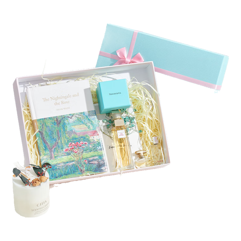 Ouliwen Gift Box, Large Size, Elegant Feel, Birthday Gift, Holiday Student Stationery Storage Gift Box, Empty Box Storage Cardboard Box, 31cm*23.5cm*6cm, Blue