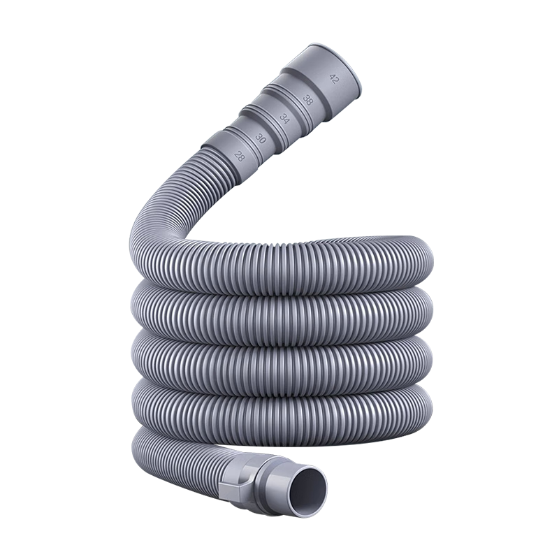 Lelandi Universal Washing Machine Drain Hose Extension Pipe, Outlet Pipe, Drainage Pipe, Extended Flexible Hose for Fully Automatic Top-Loading And Front-Loading Washing Machines, 4 Meters L8127