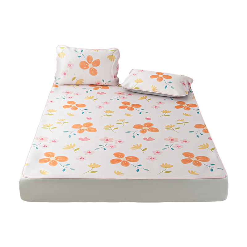 Dohia Class A Washable Soft Cooling Mat, Student Single Mat Two-Piece Set 195x120 [Machine Washable, Foldable]