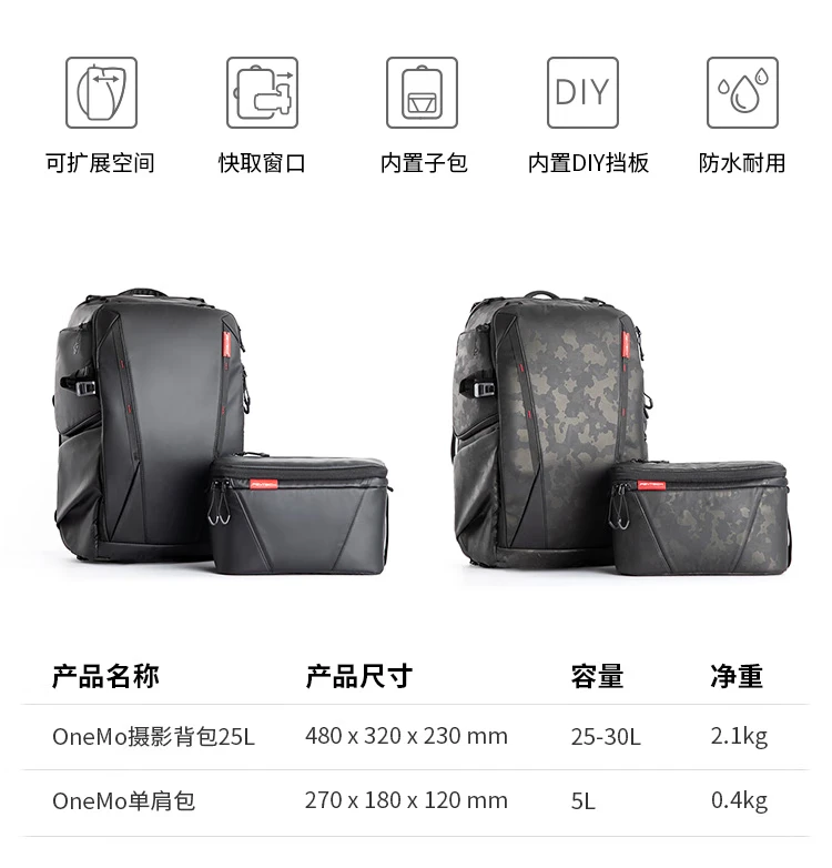 PGYTECH OneMo Camera Bag Shoulder SLR Camera Bag Canon Nikon Micro-single Lens Storage Bag Mother-in-Mother Bag Outdoor Travel Dandelion Photography Backpack + Shoulder Bag Twilight Black PGYTECH OneMo Camera Bag Shoulder SLR Camera Bag Canon Nikon Micro-single Lens Storage Bag Mother-in-Mother Bag Outdoor Travel Dandelion Photography Backpack + Shoulder Bag Twilight Black