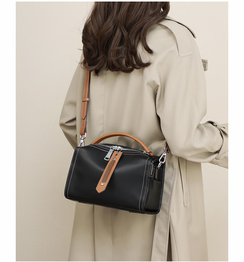 Viney Leather Handbag for Women, Large Capacity Pillow Bag, Light Luxury Crossbody Shoulder Bag, Practical Birthday And Mother's Day Gift for Mom 7