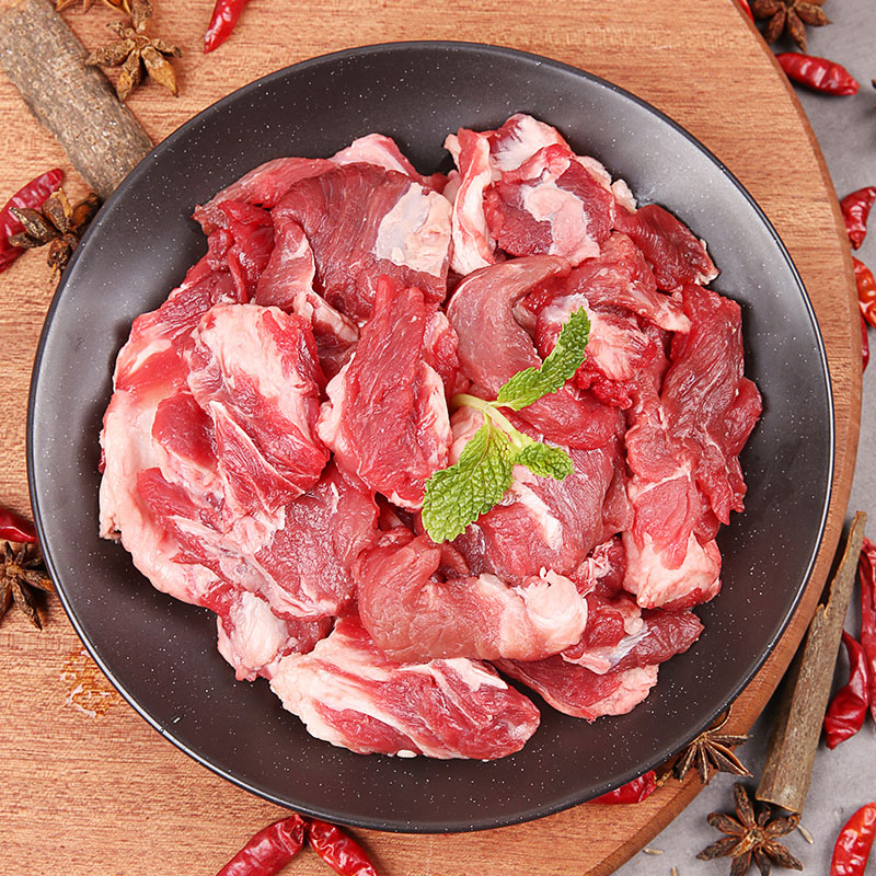 伊赛 （绿色产品）国产黄牛 原切筋头巴脑2斤