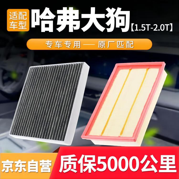Ouji Car Air Conditioning Filter Set + Air Filter Cleaner / for 2020-2024 Haval Dago (1.5T/2.0T) 1