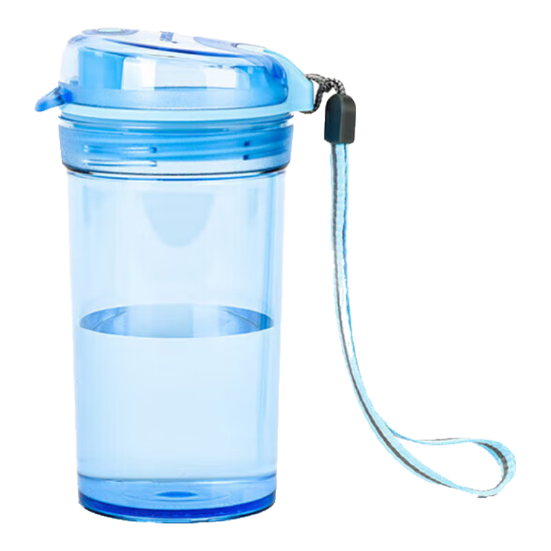 Tupperware Crystal Mini Plastic Cup 280ml for Men, Women, Students, Children with Dual Drinking Spouts, Portable Mid-Autumn Festival Gift