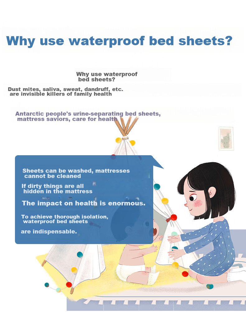 Nanjiren Baby And Child Diaper Changing Pad, 100*120cm, Extra Large, Washable, Waterproof, Adult Bed Sheet, Pure Cotton, Elderly Care Mat 2