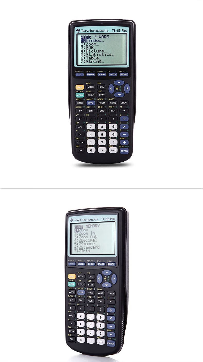 TEXAS INSTRUMENTS, Texas Instruments, TI-83PLUS, Graphing Calculator, AP/SAT Exam Calculator 5
