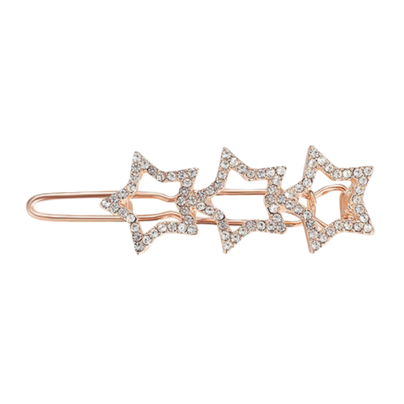 CHIMERA Compact Hair Clip, Korean Internet Celebrity Star Rhinestone Hairpin, Bangs Clip, Barrette, Hair Clip for Women, Mid-Autumn Festival Gift