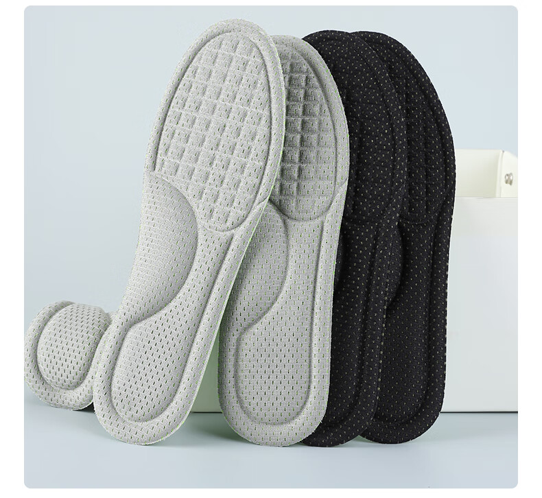 FOOTOPPO Nano Odor-Resistant Insoles for Men, Sweat-Absorbing, Breathable, Anti-Bacterial, Ultra-Soft Sports Insoles for Women and Men 19