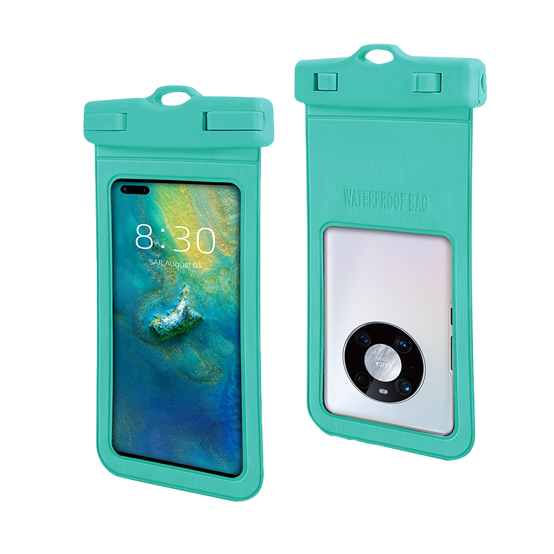 JOYTOUR Waterproof Phone Pouch, Floating Sealed Bag, Touchscreen Compatible, Food Delivery Rider Rain And Dust Protection Phone Case, Macaron Blue