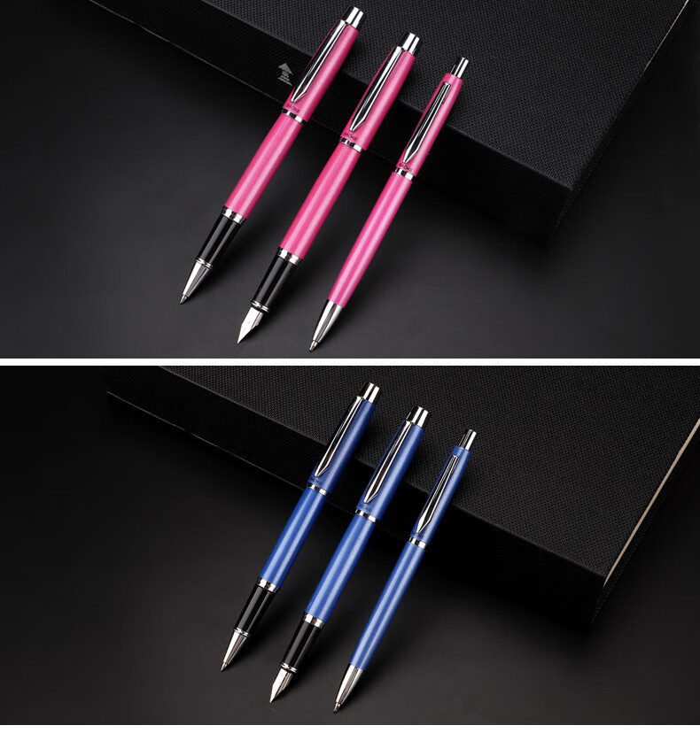 BAOKE T18 Millennium Gift Box Set, Fountain Pen/ballpoint Pen Two-In Business Office Signing Pen Daily Writing Pen, Holiday Gift, Twilight Gray 4