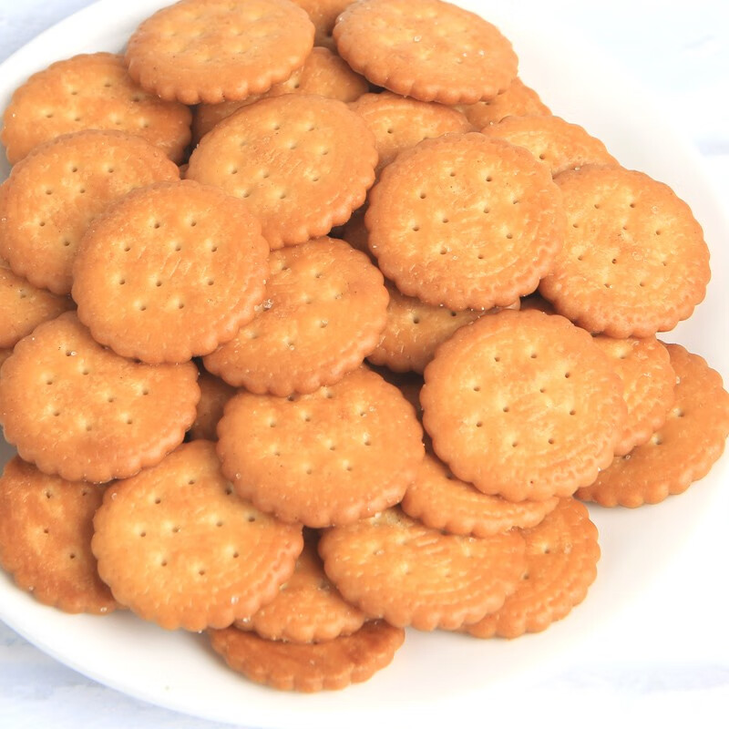 野村诺木拉薄脆饼干120g日本进口天日盐米勒小圆韧性饼干儿童休闲零食礼物