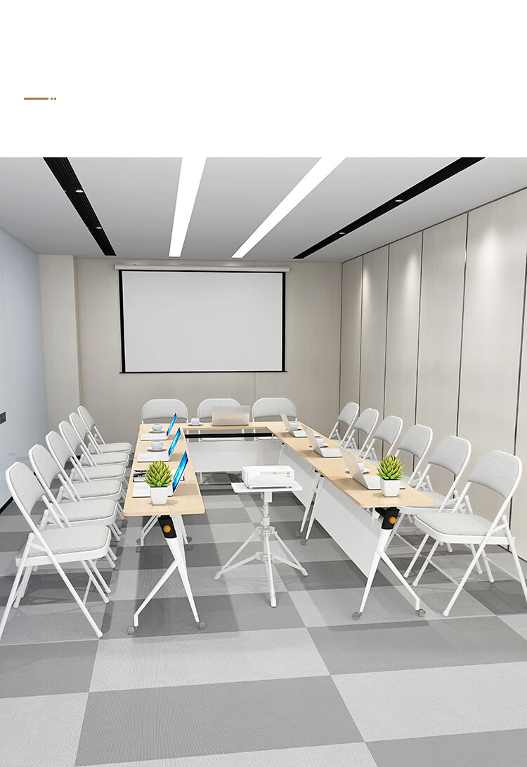 XINGKAI Folding Chair, Office Chair, Conference Chair, Computer Chair with Backrest, Study Chair XK1022 Gray Mesh 15