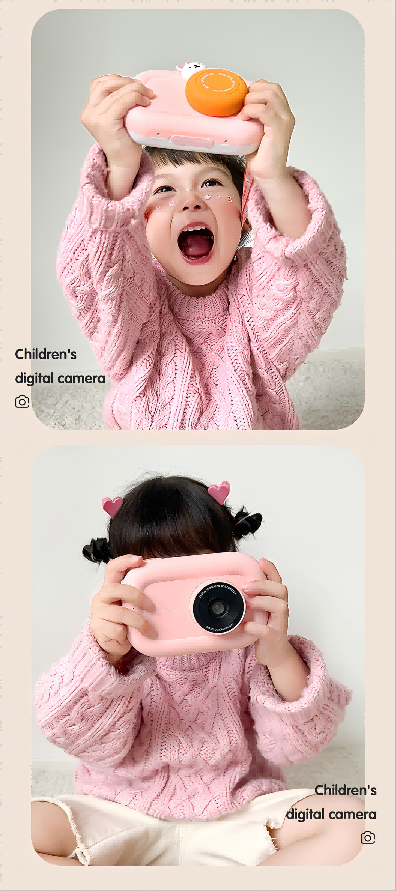 KIDDYCOLOR Children's Cartoon Camera (Unicorn 64GB), Digital CCD Student Toy, Dual Cameras, Touchscreen, WIFI Transfer, for Girls 19