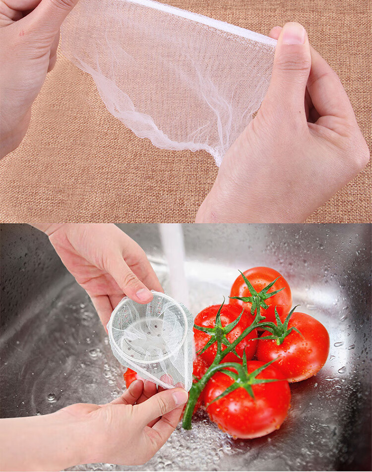 BJ Kitchen Sink Strainer, 200-Pack, for Sink Drain, Dishwashing Basin, Vegetable Washing Basin, Floor Drain Mesh, Garbage Catcher Net 4