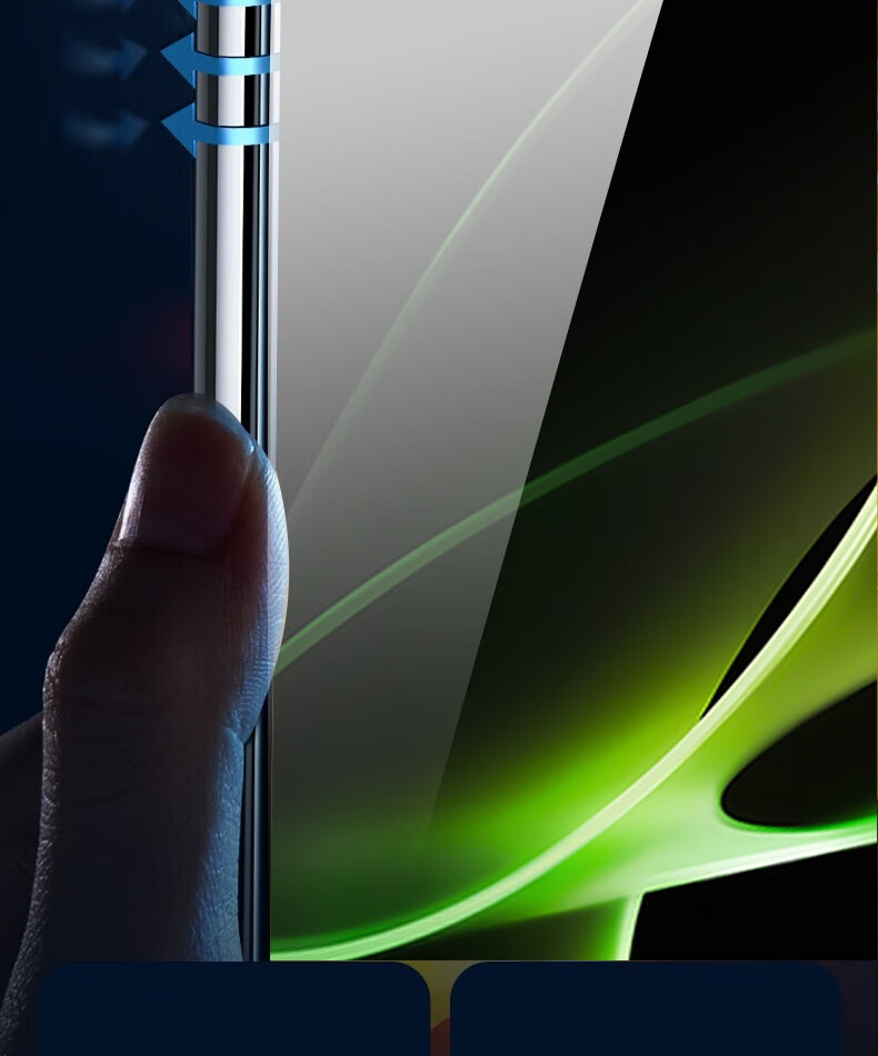 ESCASE Honor X40GT Tempered Glass Screen Protector, Transparent Full Coverage Ultra-Thin Shatterproof Fingerprint-Resistant Glass Phone Protective Film, Clear 1