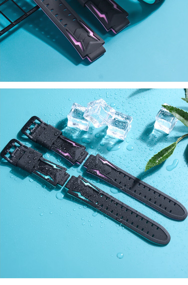 Dipuer Compatible with Xiaotiancaili Smartwatch Straps, Original for Z6/Z8/Q1A/D3/Z7/Z5/Z9/D2 Children's Watches, Silicone Wristband, Universal And Detachable [Pink] 9