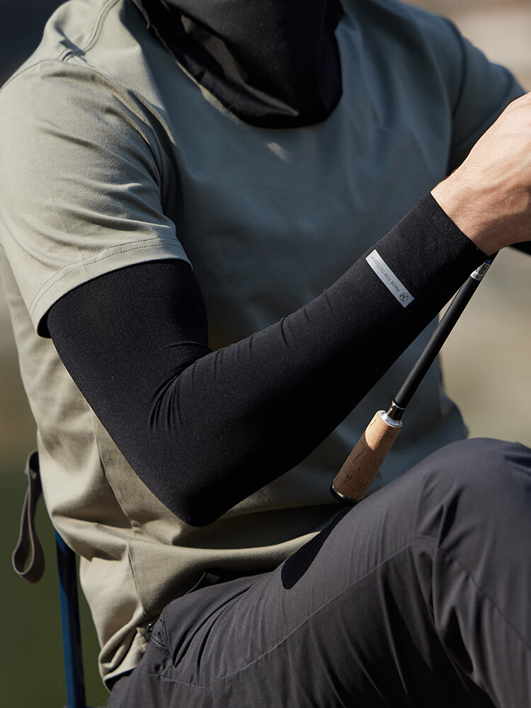 JIUMU Ice Silk UV Protection Sleeves Unisex Summer Cooling Arm Sleeves for Driving and Cycling 12