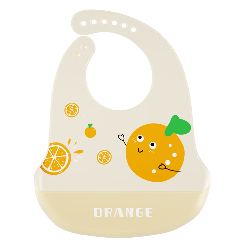 Albo Baby Bib, Infant Feeding Bib, Children's Silicone Bib, Waterproof Three-Dimensional Eating Bib, Drool Bib, CJ359