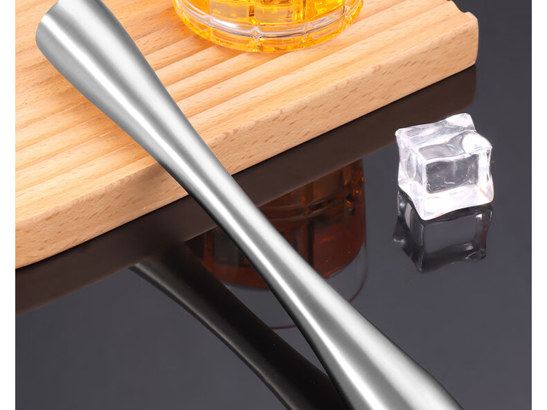 BJ Stainless Steel Ice Crusher Hammer, Ice Breaker, Juicer Stick, Shaker Cup Muddler, Lemon Tea Tool, Ice Crusher Hammer, 26cm Long Versio 15