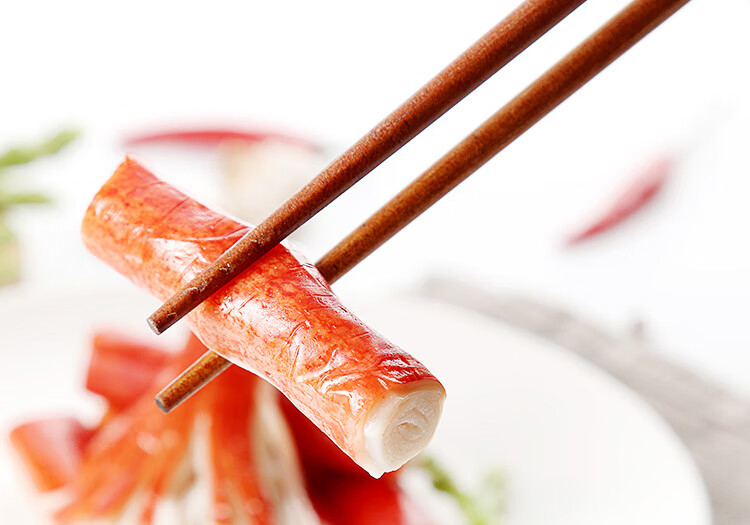 海霸王 蟹味棒 500g 蟹味蟹柳 火锅丸子 火锅食材 烧烤食材 关东煮