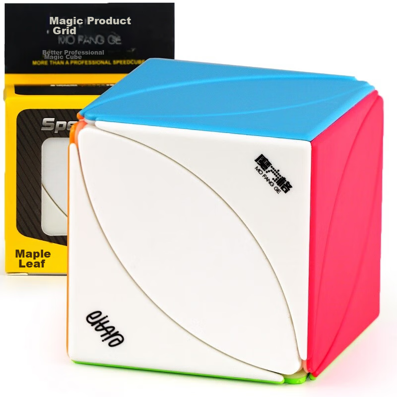 Qiyi Maple Leaf Cube, Irregular Shape Competition-Specific Early Education Toy for Boys And Children, Smooth Plaything, Colorful