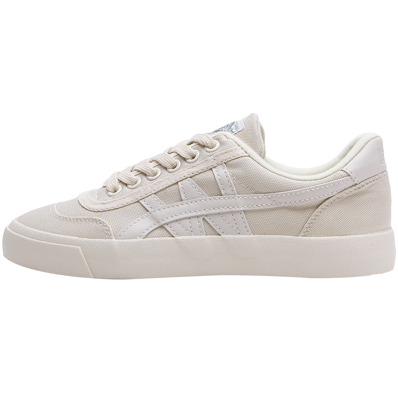 Warrior Official Canvas Shoes, Men's Casual Shoes, Men's Shoes, Autumn Breathable Couple's Sports Sneakers KGHC087TA, Beige, Size 39