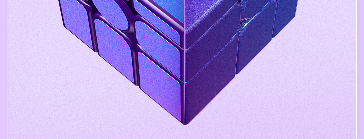 GAN Magic Cube Mirror Magnetic Children's Educational Toy, Shaped And Variable, Office Stress Relief, Holiday Gift, Purple UV Versio 22