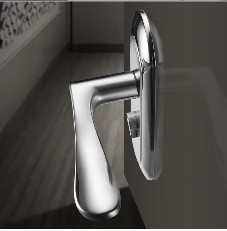 Fly.Globe Stainless Steel Door Lock, Interior Bedroom Door Lock, Anti-Theft Lock, Door Handle, AH66 15