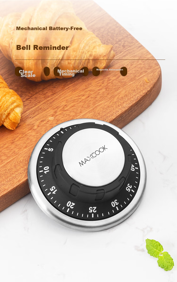 MAXCOOK Kitchen Timer, Exam Study Electronic Stopwatch, Countdown Reminder, Small Alarm Clock MCPJ1518 1