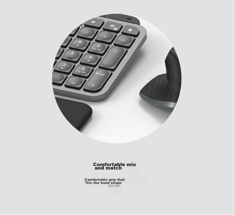 Logitech MX KEYS Professional Series High-Performance Business Keyboard Bluetooth Ultra-Thin Premium Office Keyboard Dark Gray [Bulk Purchase Discount] 28