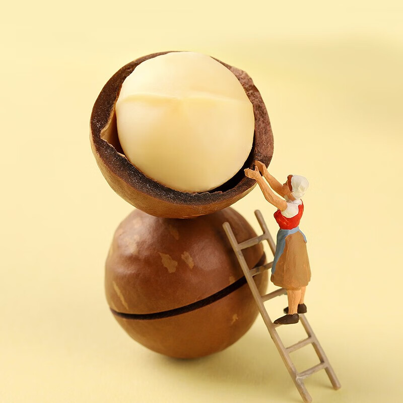 华味亨夏威夷果250g/袋奶油味坚果每日坚果干果零食大开口夏果休闲零食