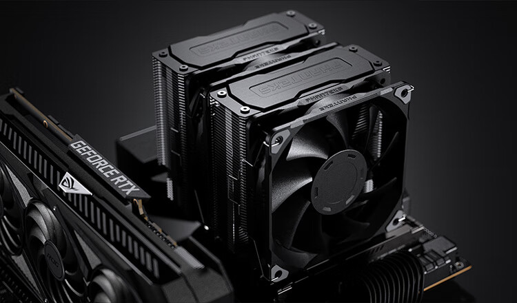 PHANTEKS Polar T6 White Anti-Gravity Dual Tower Air Cooler CPU Heatsink (PWM Dual ARGB Fans, Includes High-Nano Thermal Paste, Heat Spreader, And Noise Reduction Device) 3