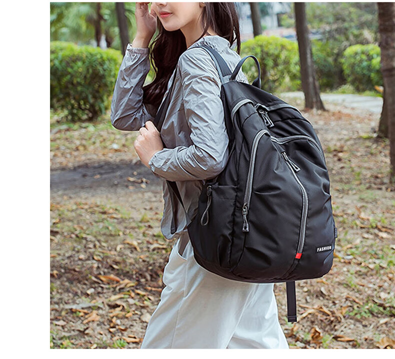Viney Large Capacity Backpack for Women, Foldable Portable Skin Bag, Ultra-Light Water-Resistant Travel Outdoor Sports Backpack 19