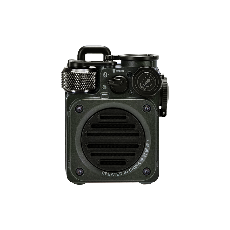 Cat King Radio Wild Mini2 Portable Bluetooth Speaker Mini Home Speaker Outdoor Waterproof Bass Cannon Wilderness Green Outdoor Enthusiast Holiday Gift for Boyfriend