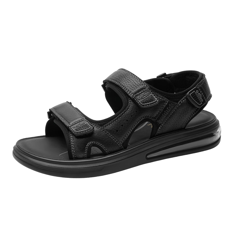 Goldlion Men's Sandals, Lightweight And Soft Casual Shoes, Comfortable And Durable Beach Shoes G596320255TRF Charcoal Gray Size 39