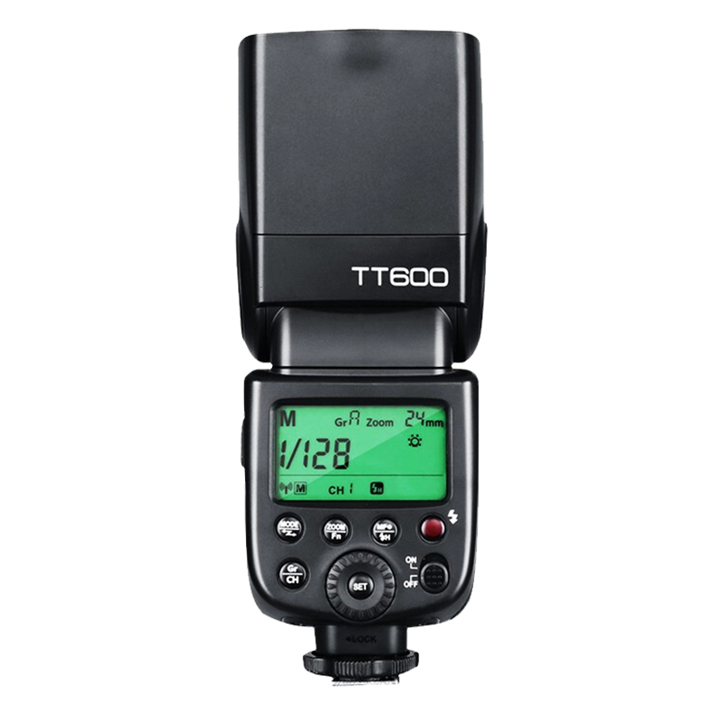 Godox TT600 Flash Hot Shoe, External Flash Photography Light with Built-In 2.4G Trigger, Universal (Except Sony)
