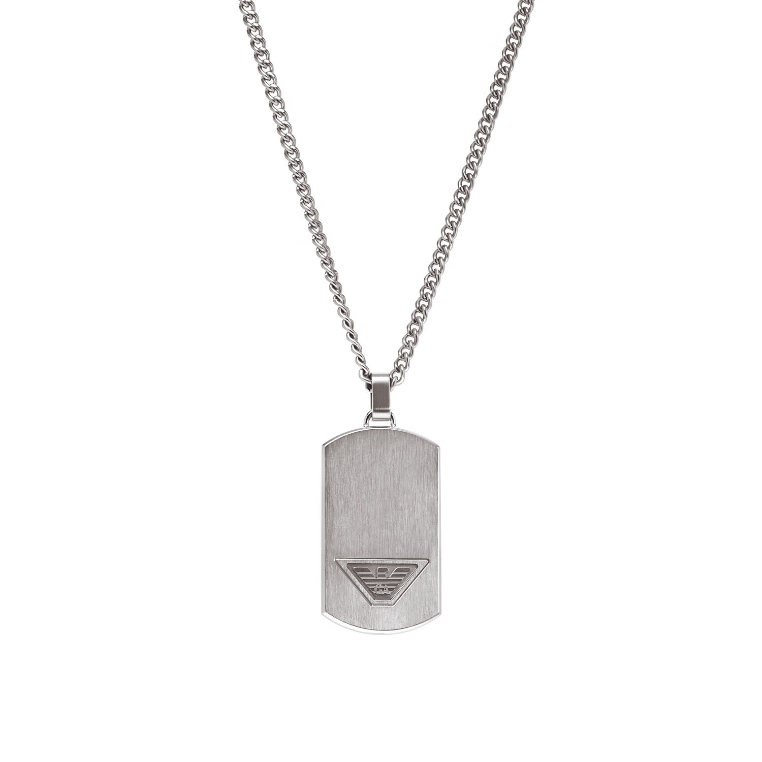 EMPORIO ARMANI Men's Necklace with Eagle Logo Pendant, Birthday Gift for Boyfriend EGS3125040